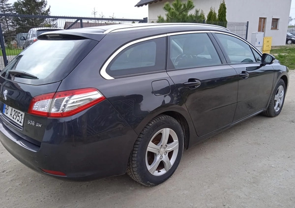 Peugeot 508 cena 26900 przebieg: 113298, rok produkcji 2011 z Gniezno małe 379